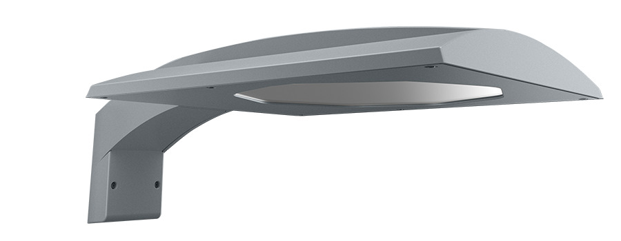 IVAT3-100LPA740GU IVELOT Type III Distribution Area Light, 96.2 W Fixture, 120 to 277 V AC, Roadway Gray Housing