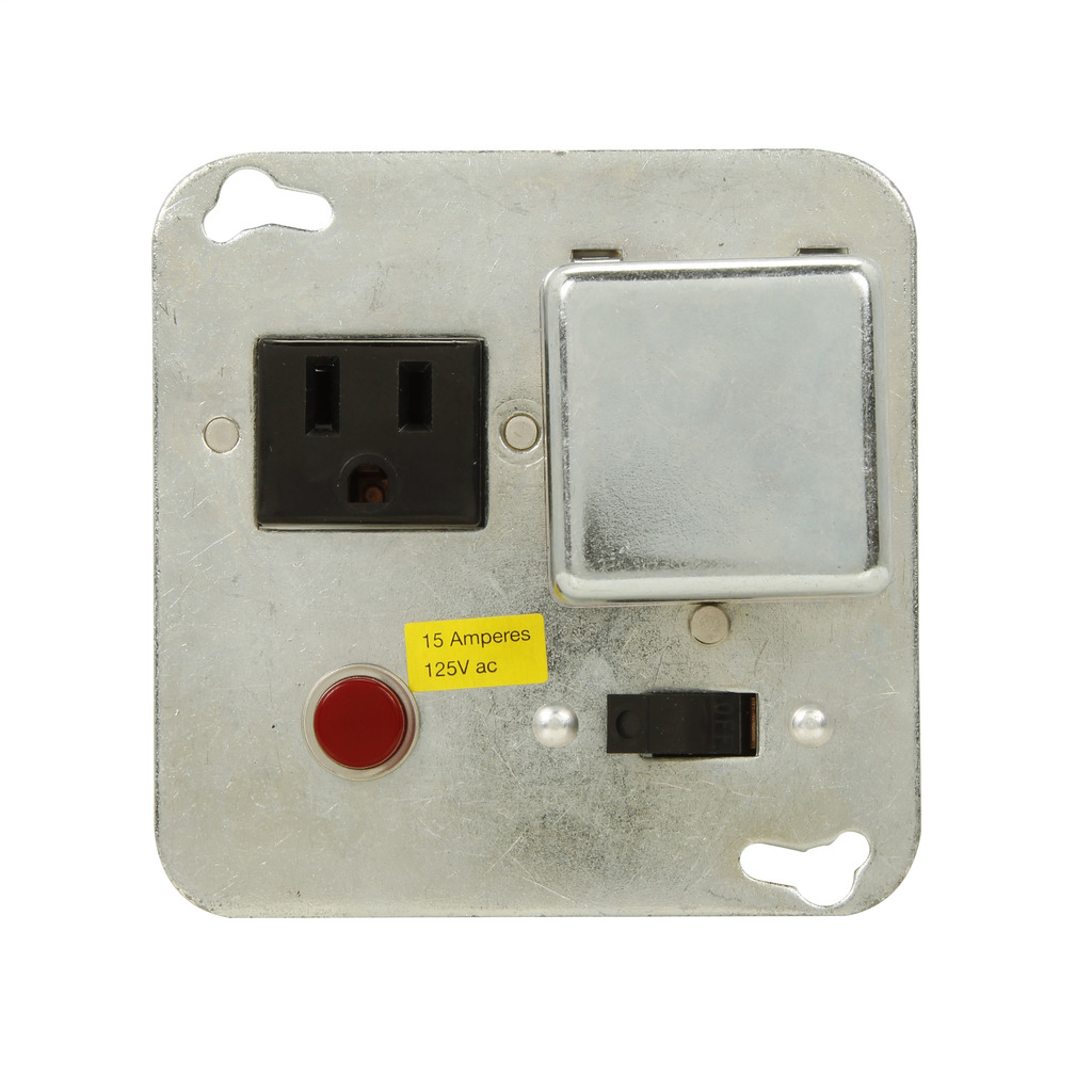 SSY-RL Fusetron  Square Box Cover Unit, 125 V AC, 15 A, 1/2 hp Power Rating
