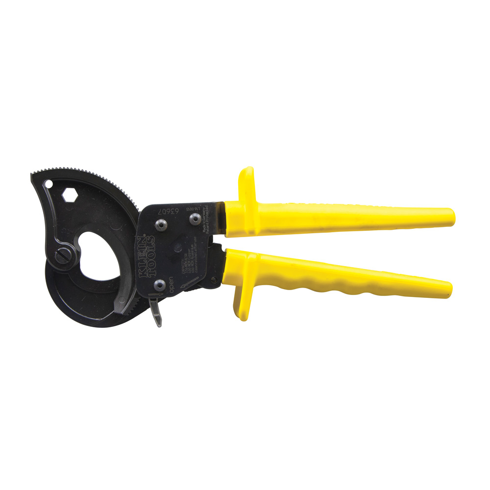 63607 Cable Cutter, 600 kcmil Cable/Wire, 10-1/4 in OAL, Shear Cut, Steel Jaw