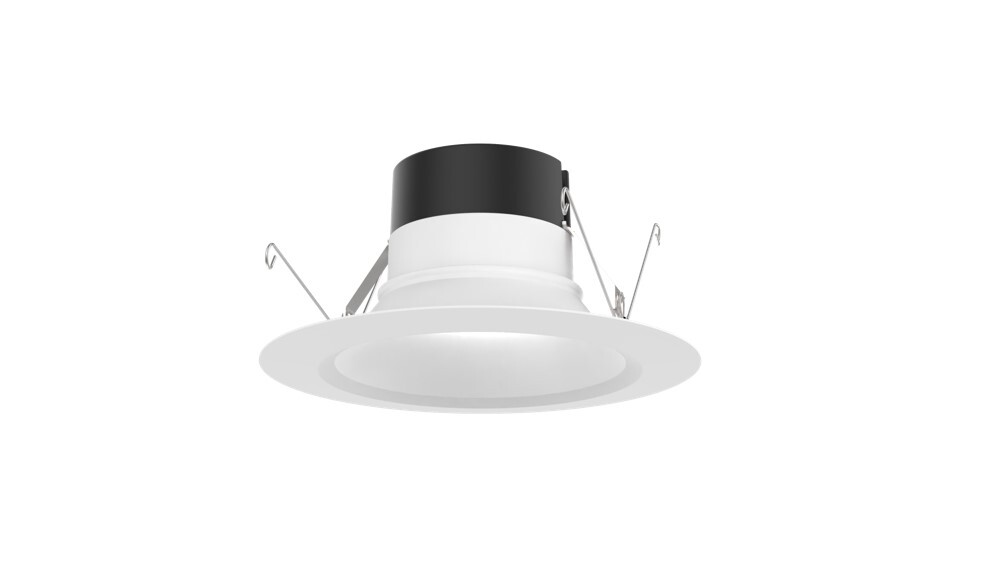65SEMW SWW5 90CRI M6 65SEMW Retrofit Downlight Gasketed Industrial Strip, 10 W Fixture, 120 V, Aluminum Housing