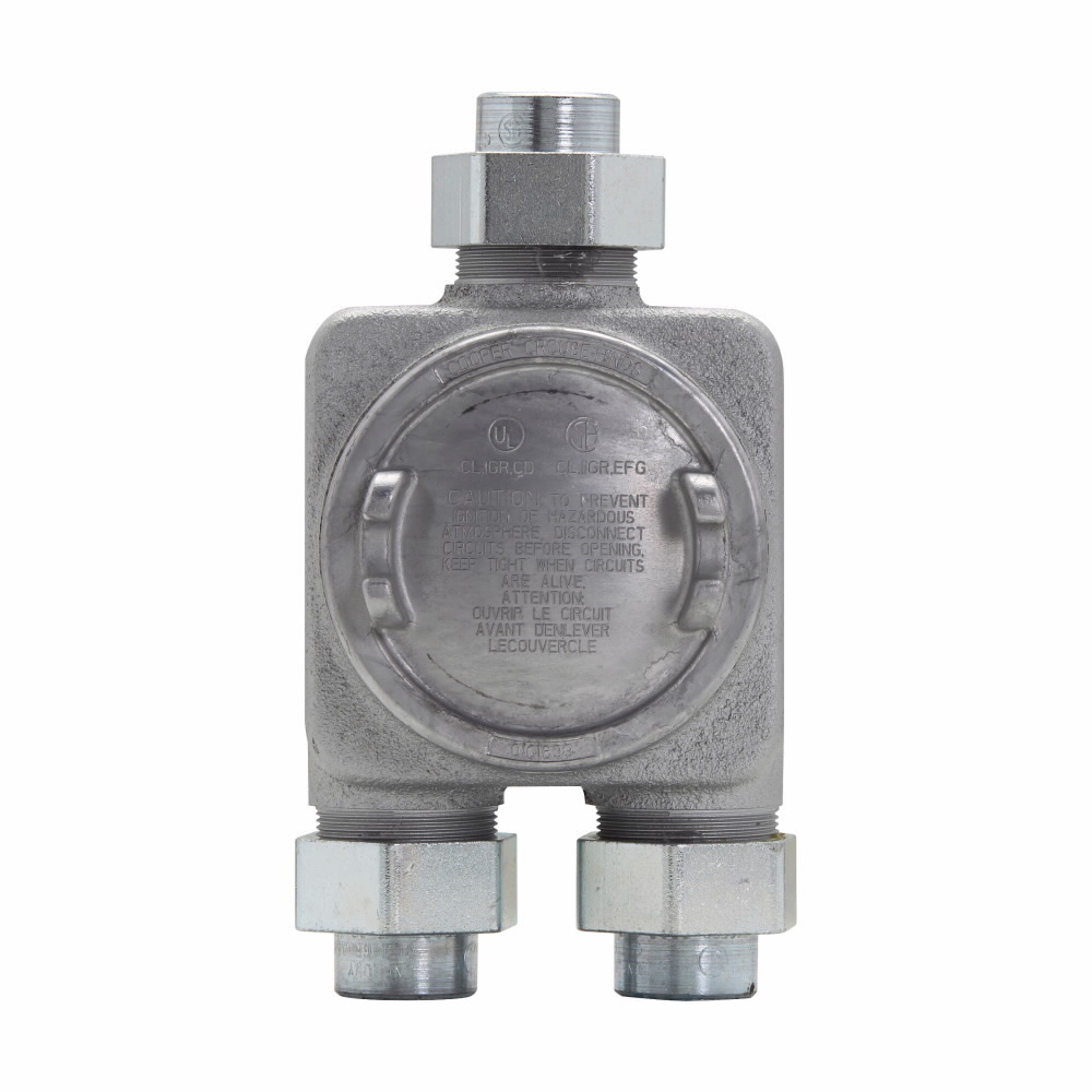 GUAG7885 Junction Box With Union Hub and Nut and Sleeve, Feraloy Iron Alloy