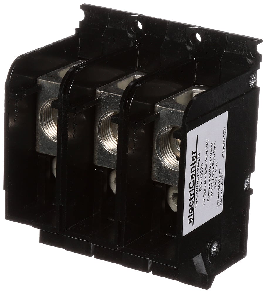 ECLK3225 Sub Feed Lug Kit, 2 AWG, For Use With EQ Load Center