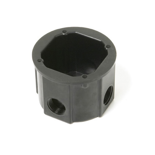15049 15000 Non-Metallic Standard Junction Box, Phenolic Plastic, 19 cu-in, 3 in H x 3-3/4 in W