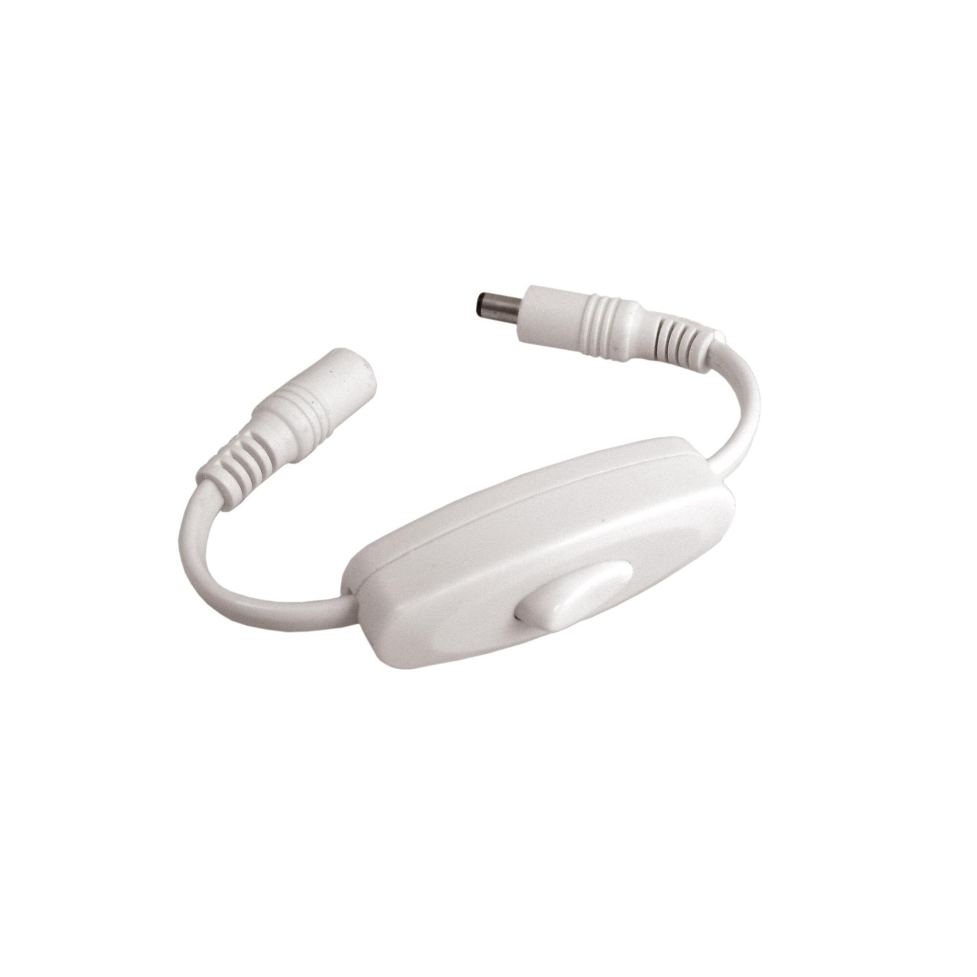 Inline LED On/Off Switch - 2 Amp, White