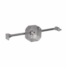 TP372 Thepitt Drawn Octagon Box, Steel, 15.5 cu-in Capacity, 4 Knockouts, 4 in W x 1-1/2 in D x 4 in H