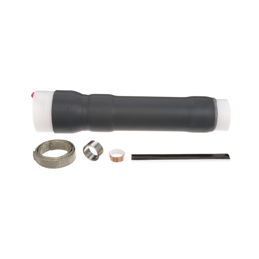 7000149347 QT-III 7650-T-HSG-150 Cold Shrink Termination Kit, For Use With Longitudinally Corrugated, Tape Shield and Wire Over Tape Shield Power Cable, Silicone Rubber