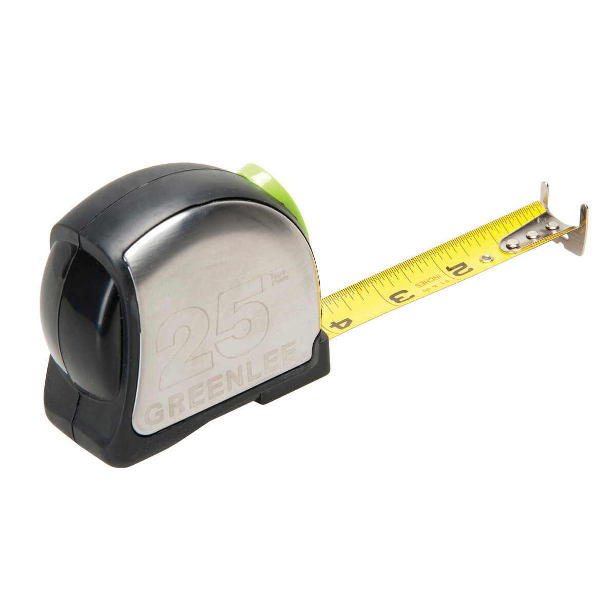 0155-25A Pop Measuring Tape, 25 ft L x 1 in W Blade, Steel Blade