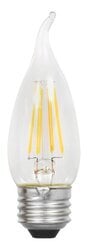 LED5B10BENTDIM927CECGLRP2/40404 UltraLED Dimmable High Durable LED Filament Glass Lamp, 5 W, 60 W Incandescent Equivalent, E26 Lamp, B10 Bent Tip Shape, 500 Lumens