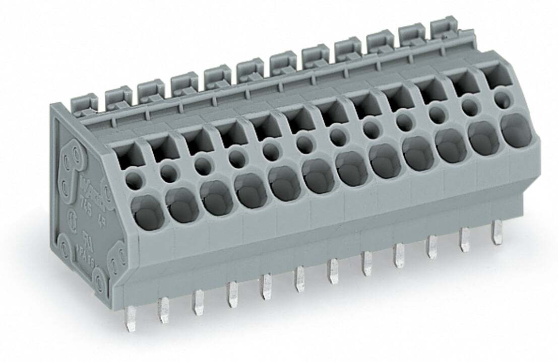 745-104 Operating Tool PCB Terminal Block, 630 V, 32 A, 28 to 12 AWG Wire, 4 Poles