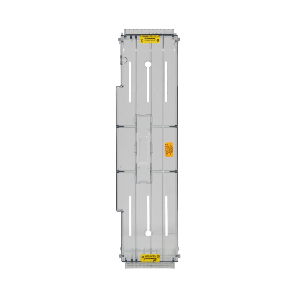 CVR-RH-60400 Non-Indicating Fuse Block Cover, 400 A, For Use With Class H, 225 to 400 A, 600 V AC Class R Knife Blade Fuse Block, Thermoplastic