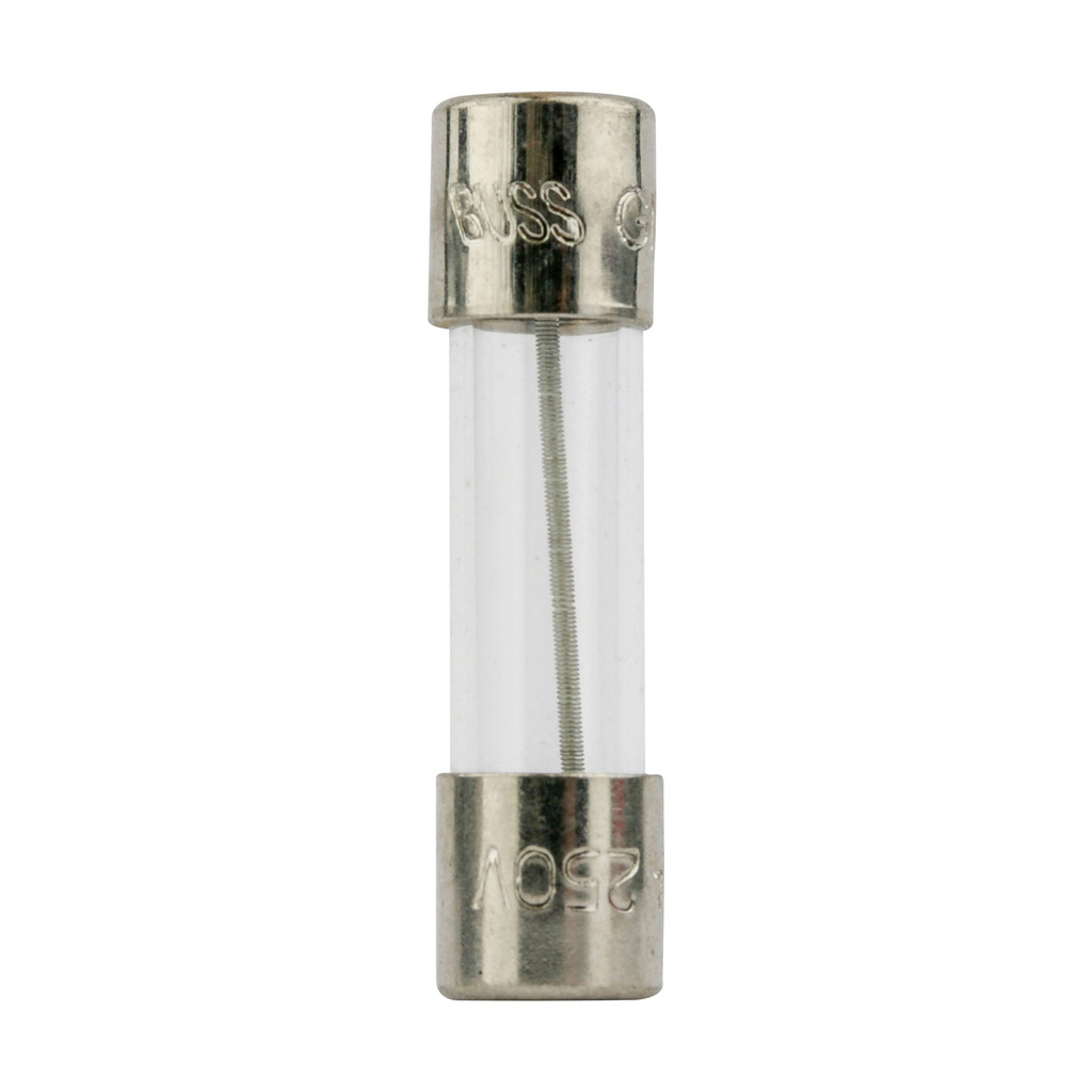 BK/S506-5-R Low Breaking Time Delay Fuse With Nickel Plated Brass End Caps, 5 A, 250 V AC, 35 A, Cylindrical Body