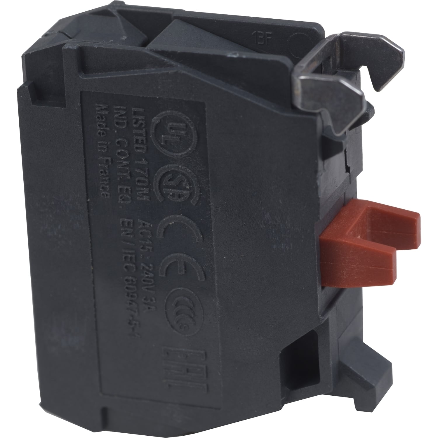 Contact block, Harmony XB4, Harmony XB5, single contact, standard contact, screw clamp terminals, 1NC