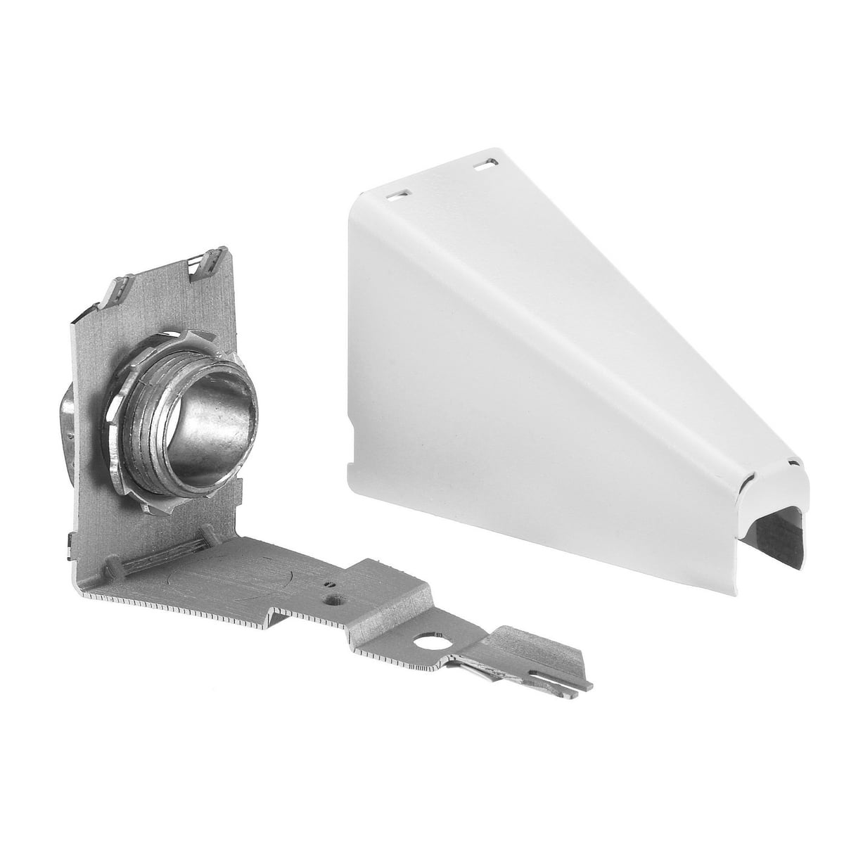 HBL5786AWA Entrance Standard Adjustable Offset Connector, 0.4 sq-in, For Use With HBL500, HBL700 and HBL750 Series Metal Raceways, Rolled Steel