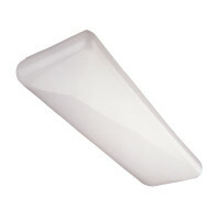 10377EB Non-Dimmable Decorative Cloud Fixture, (2) T8 Lamp, 120 V AC, Powder Coated Housing