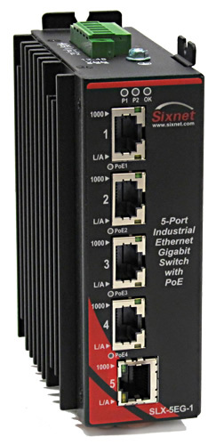 SLX-5EG Unmanaged Gigabit Ethernet PoE Switch