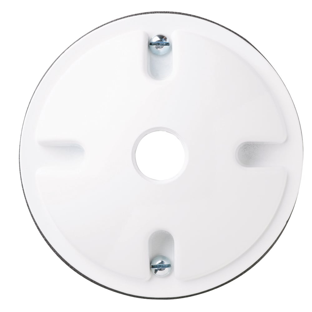 WPRB11W 4-in Round Outdoor Cluster Cover, White