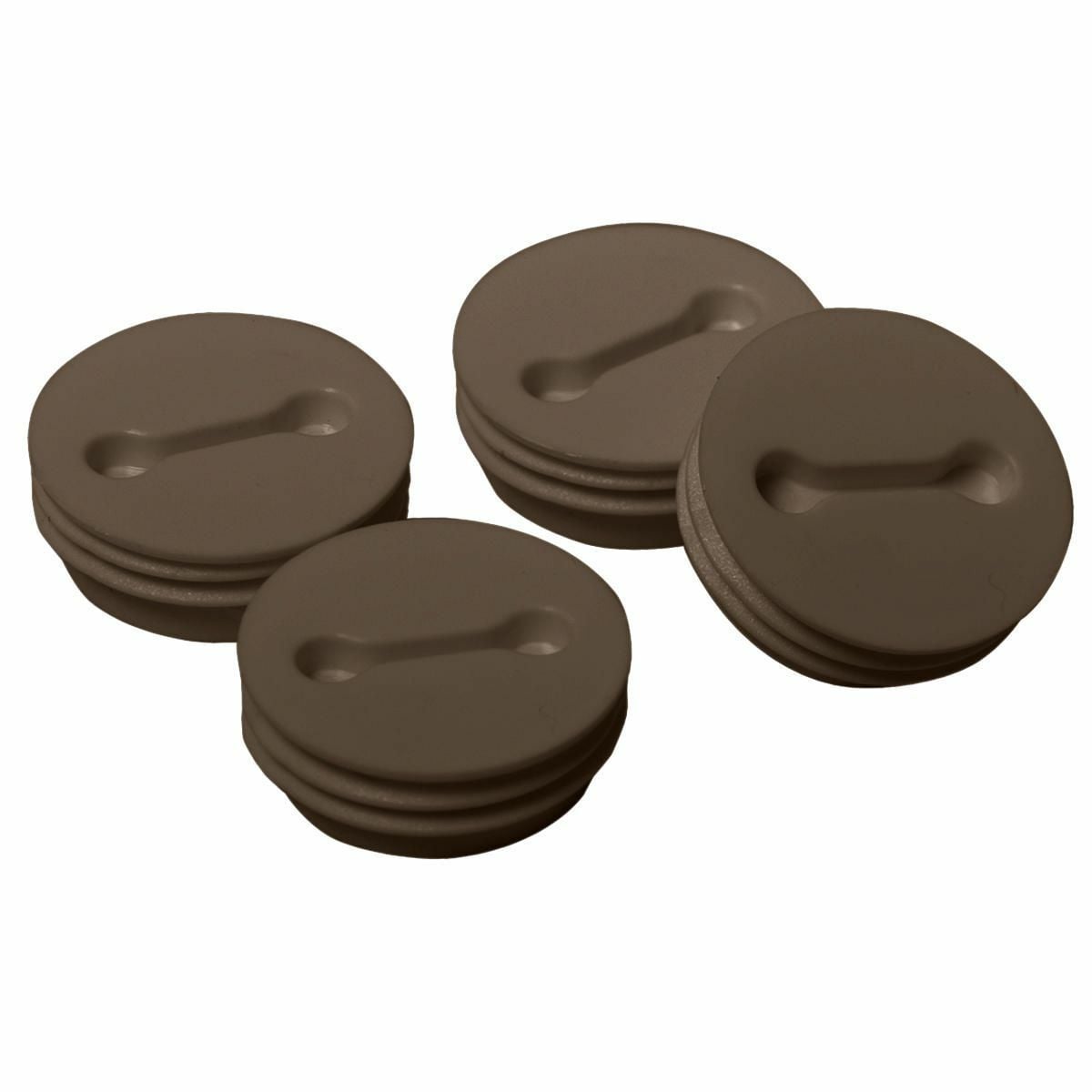 5269-2 Closure Plug, 1/2 in NPT Thread, Lexan Polycarbonate, Bronze