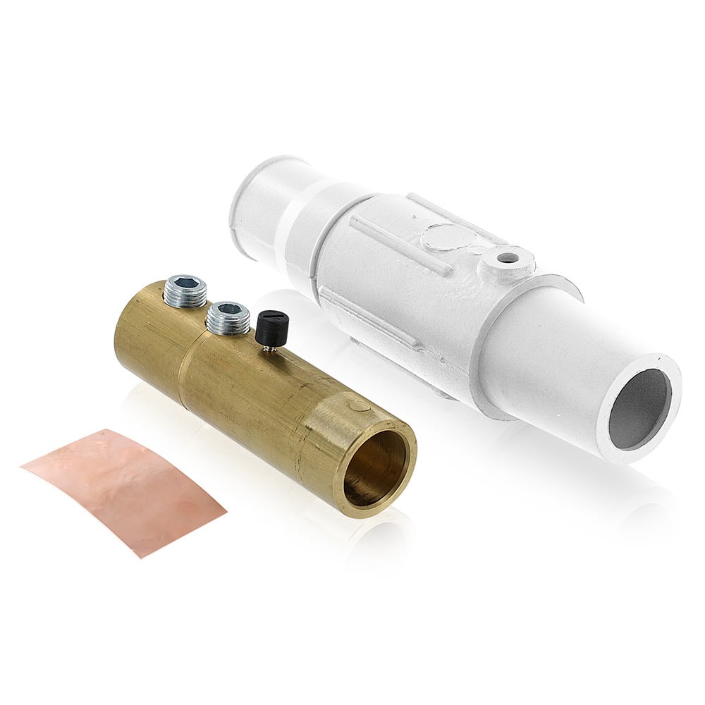 17D23-W 1-Pole Cam Type Taper Nose Detachable Female Plug, 600 V AC, 570 A, 250 to 350 kcmil Wire, Double Set Screw
