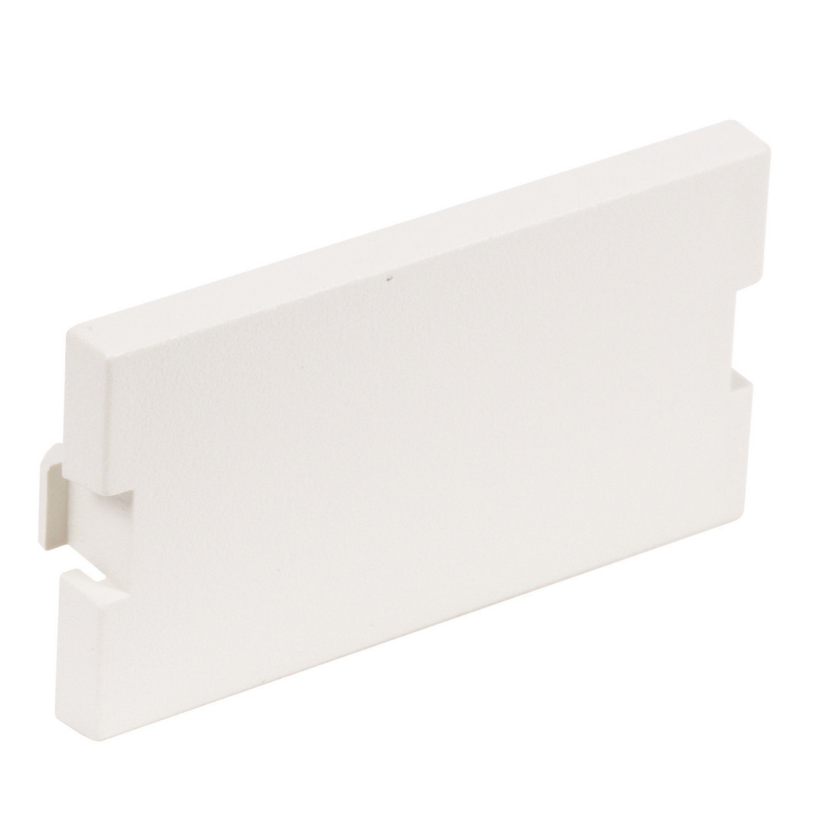 IMB1W 1-Unit Blank Horizontal Unloaded A/V Module, Snap-Fit Mount, ABS, White