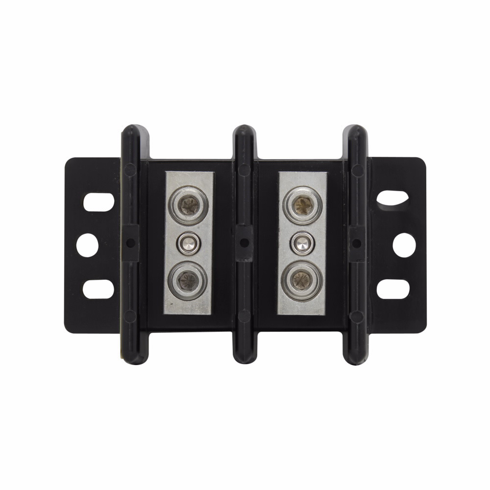 16000-2 Power Splicer Block, 600 V AC/DC, 175 A, 2 Poles, 8 to 2/0 AWG Cu/Al Line/Load Wire, Thermoplastic