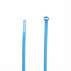 Cable Tie, Blue Polyamide (Nylon 6.6) for Temperatures up to 85 Degrees Celsius (185 F) for Indoor Applications, UL/EN/CSA62275 Type 2/21 Rated for AH-2 Plenum, Length of 277mm (10.9 Inches), Width of 3.6mm (0.14 Inches), Thickness of 1mm (0.04 Inch), Tensile Strength Rating of 134 Newtons (30 Pounds), Bulk Pack