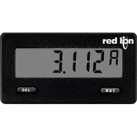CUB5IR00 Electronic Miniature DC Current Meter, 200 uA to 200 mA Measuring, 2.95 in L x 1.71 in W x 1.54 in H, High Impact Case, 0.1 % Accuracy, LCD Display