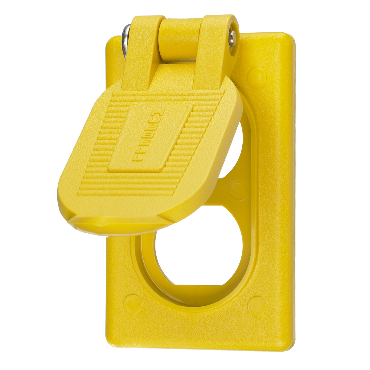 HBL52CM22 Molded Standard Weatherproof Cover With Duplex Opening, 4.58 in L x 2.86 in W x 1.09 in D, Thermoplastic