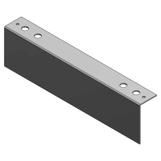 667-BP Steel City Blank Recessed Service Device Plate, Steel