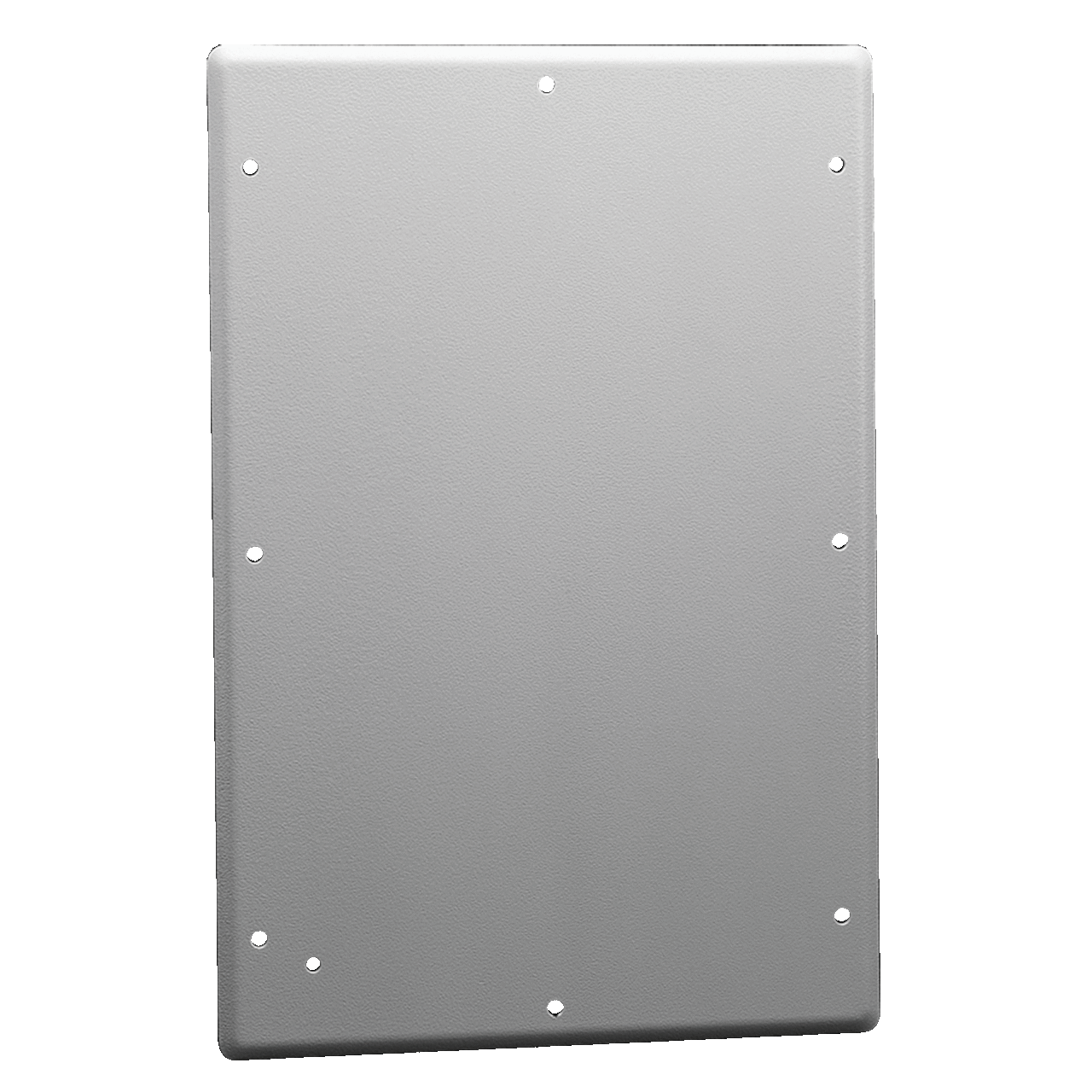 AGP618 A34Y Gland Plate, 6 in L x 18 in W, For Use With NEMA 4/12 Modular Disconnect Enclosures, Steel, Gray
