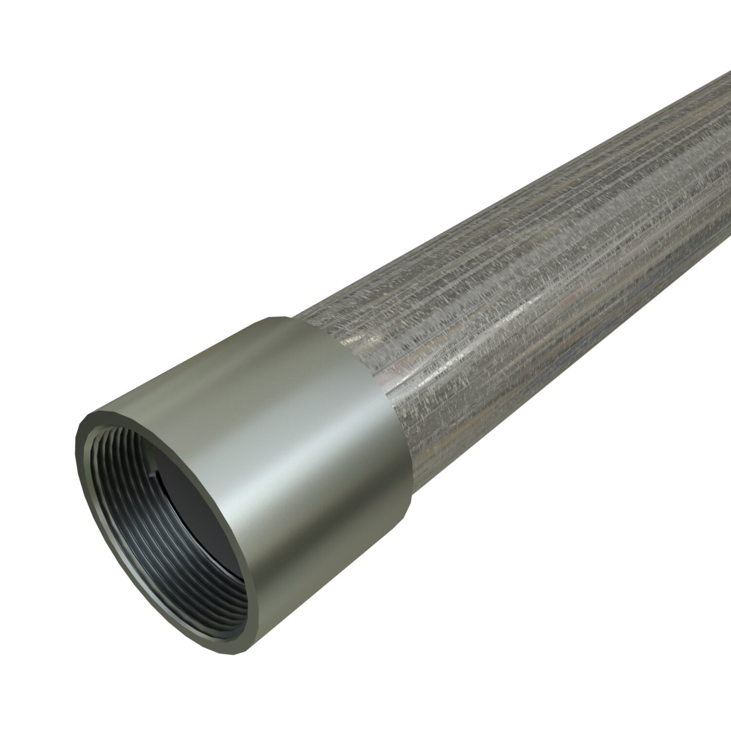 895655 Heavy Duty Intermediate Metal Conduit, 3/4 in Trade, 1.029 in Dia Outside, 10 ft L, Steel
