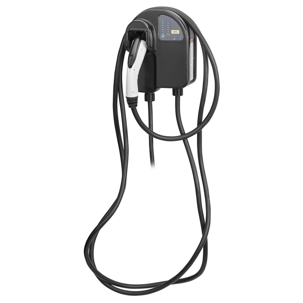 HBLEV30BHW Electric Vehicle Charging Station With 20 ft Charging Cable, 208 to 240 V AC, 30 A, NEMA 3R/3S Enclosure