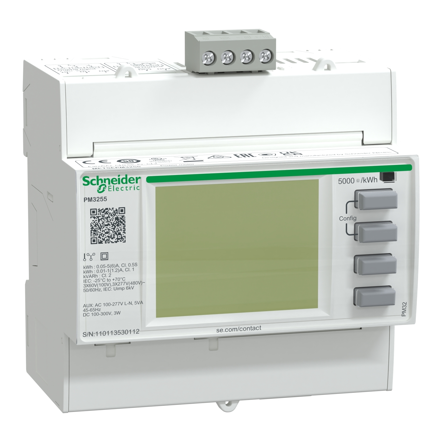 METSEPM3255 Power Logic, 45 to 65 Hz