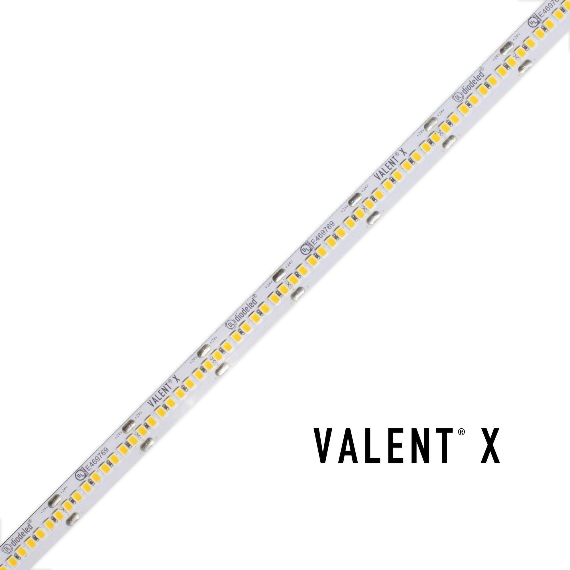 VALENT X 800 24V High Output Tape Light, 3500K - 16.4 ft. Spool