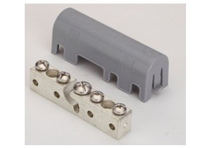 IGB-WM Bridgeport Bonding Bridge With Plastic Cover, 4-1/2 in L x 1.4 in W, Aluminum/Zinc