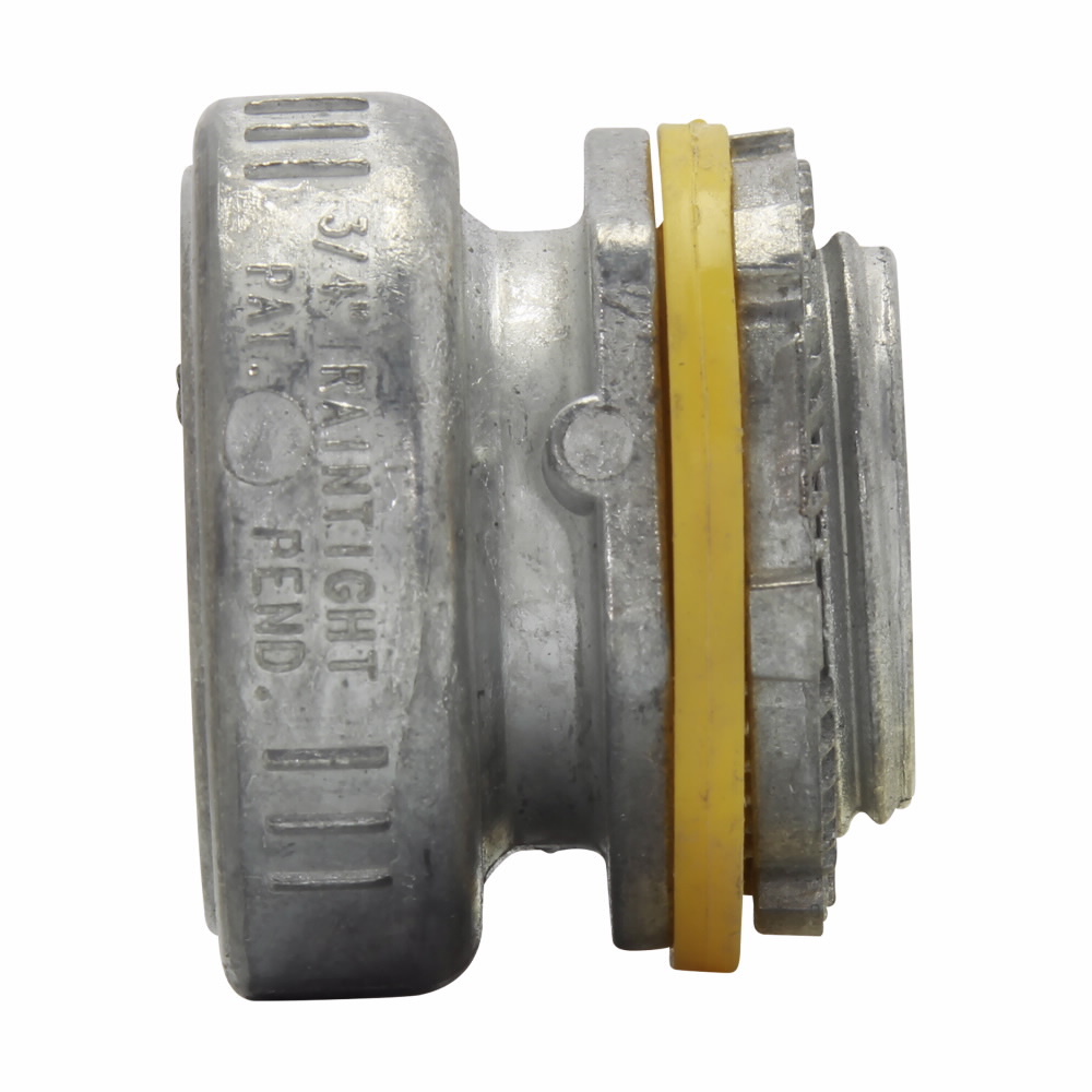 650RTQ Liquid Tight Raintight Conduit Connector, 1/2 in Trade, Die Cast Zinc