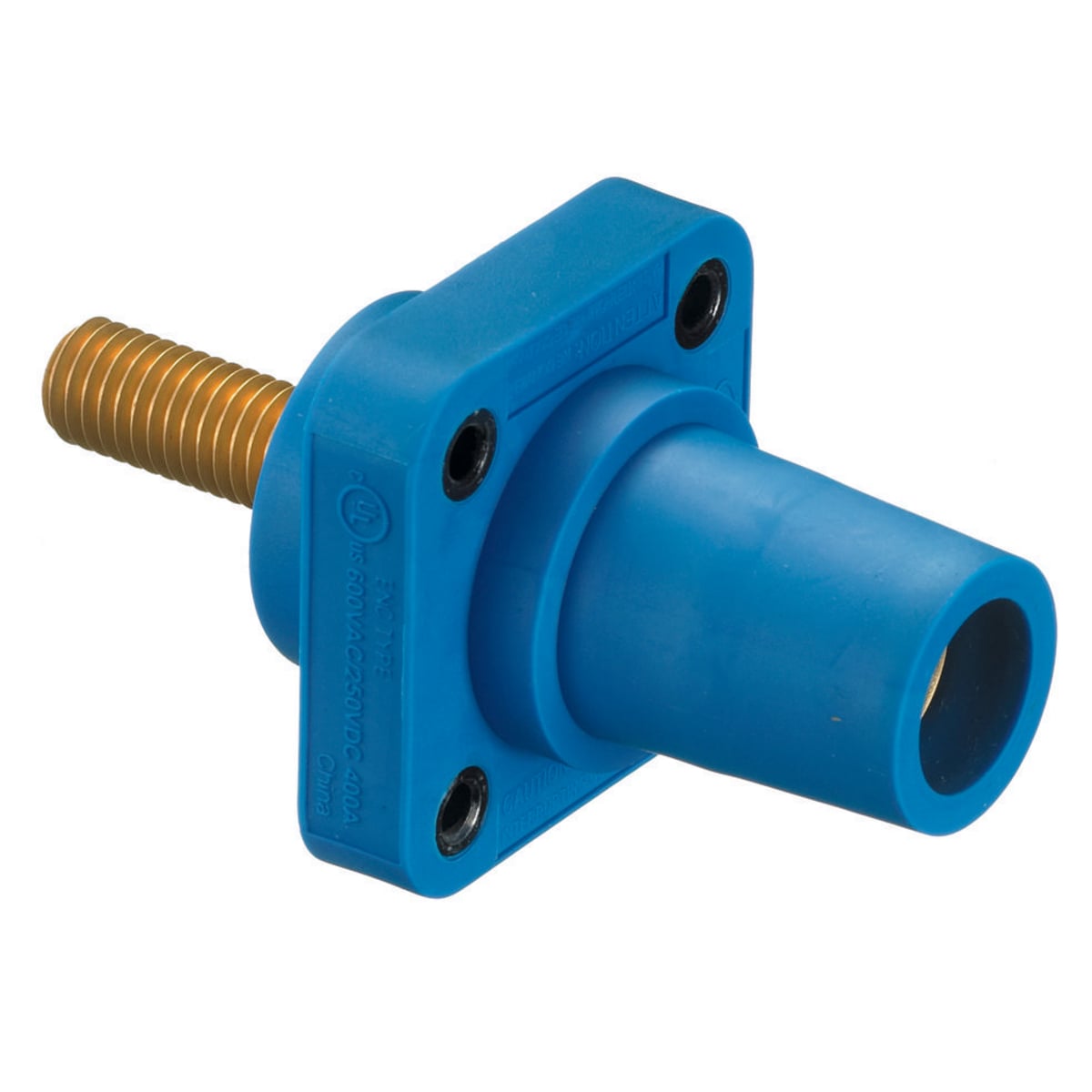 HBLFRSBL 16 Series 1-Pole Female Heavy Duty Industrial Grade Standard Single Pole Receptacle, 600 V AC/250 V DC, 400 A, 4 to 4/0 AWG Wire, Stud Connection, 3R/4X/12 NEMA Rating