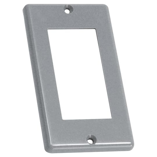 HB1GF Carlon Non-Metallic Outlet Box Cover, 4.3 in L x 2.38 in W