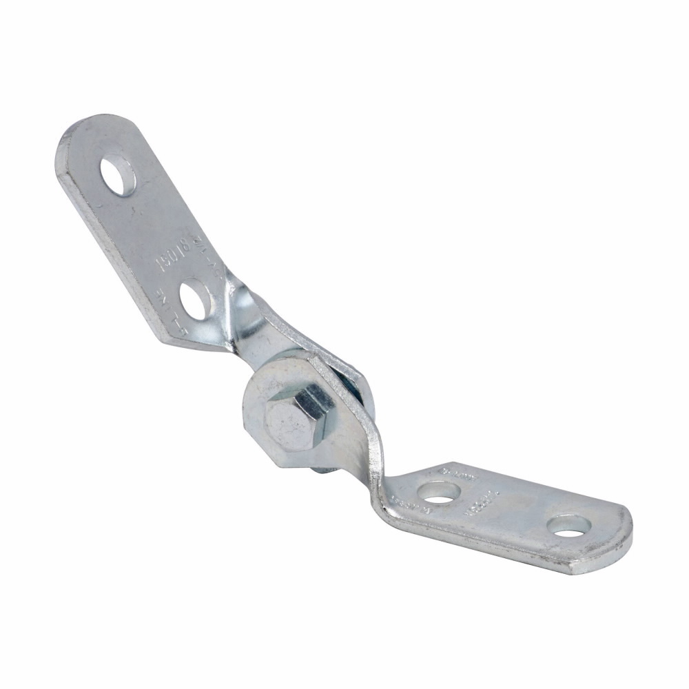 B335ZN Adjustable Channel Hinge, 4 Holes, Steel