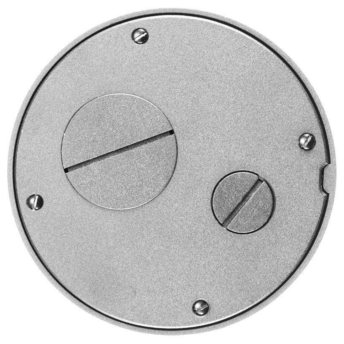 S1SPFFTAL Fire-Rated Poke-Through Sub Plate, 5.62 in Dia, 5.62 in L x 5.62 in W, Cast Aluminum