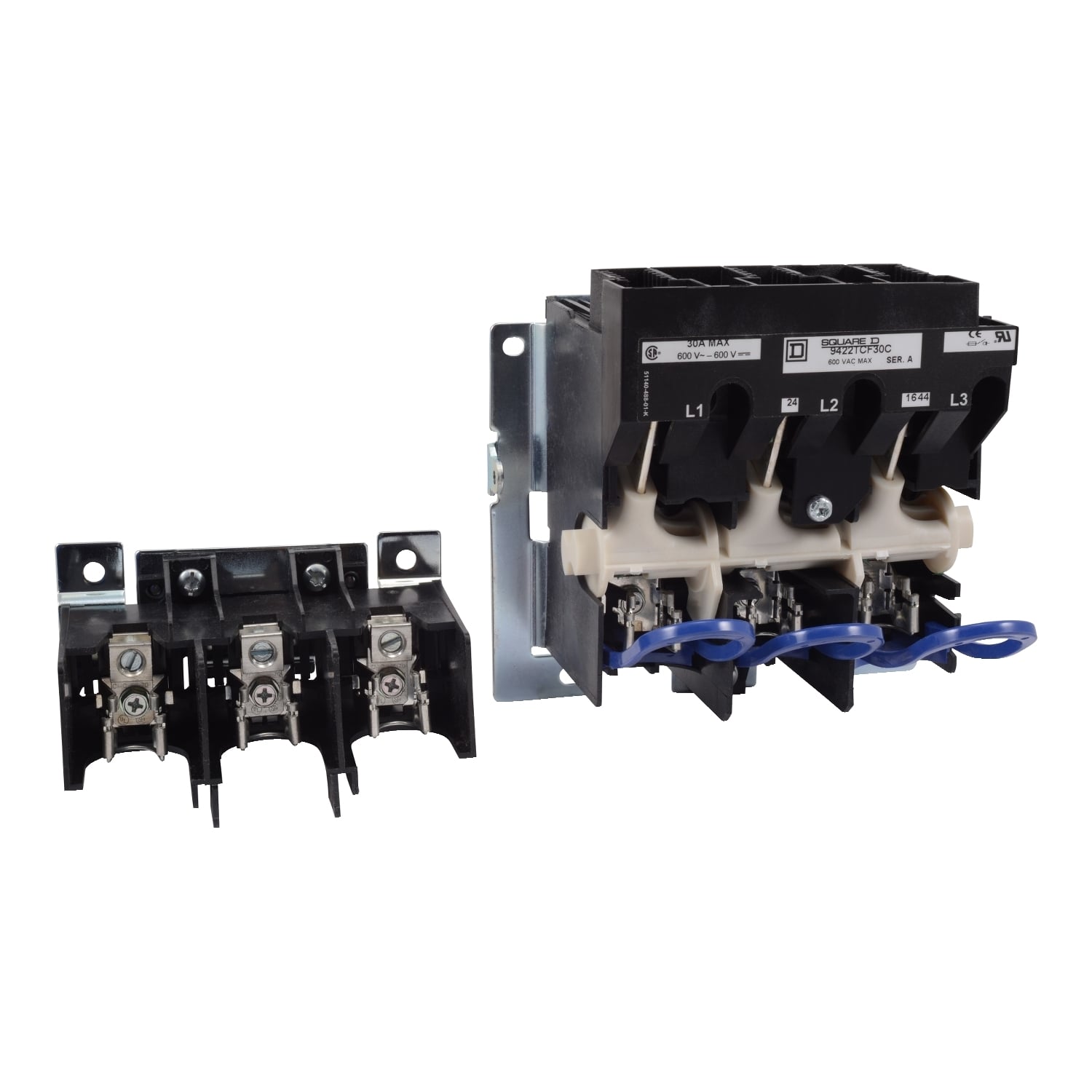 9422TCF30C Fusible Variable Depth Disconnect Switch, 600 V AC, 30 A
