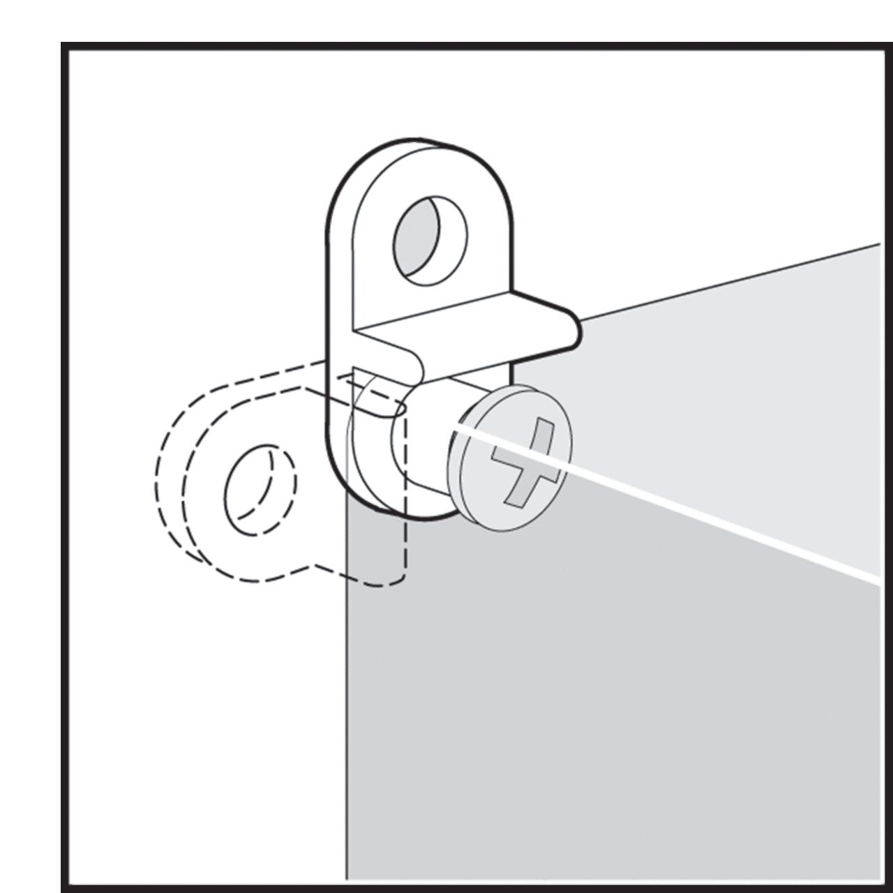 QEMFK Qline Q41Y Mounting Bracket Kit, For Use With QLine E Enclosures, Polycarbonate