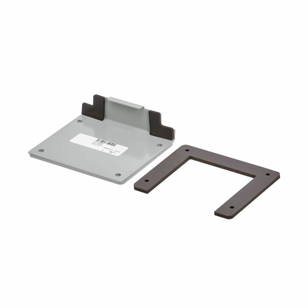 126-12LCP Closure Plate, 12 in W x 6 in H, For Use With NEMA 12/IP54 Hinged Latched Cover Lay-In Wireway, Steel, Gray