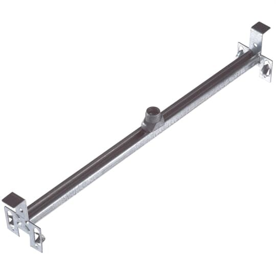 6010DW-25 Steel City Adjustable Bar Hanger With Stud, 10-1/2 to 18-1/2 in L, Steel, Silver