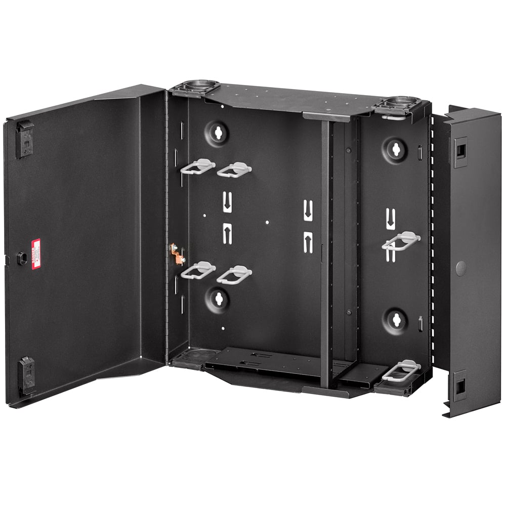 5WLRG-12C OPT-X SDX Empty Large Enclosure With Dual Door, 17.22 in L x 16-1/2 in W x 6.18 in D, 16 ga Steel