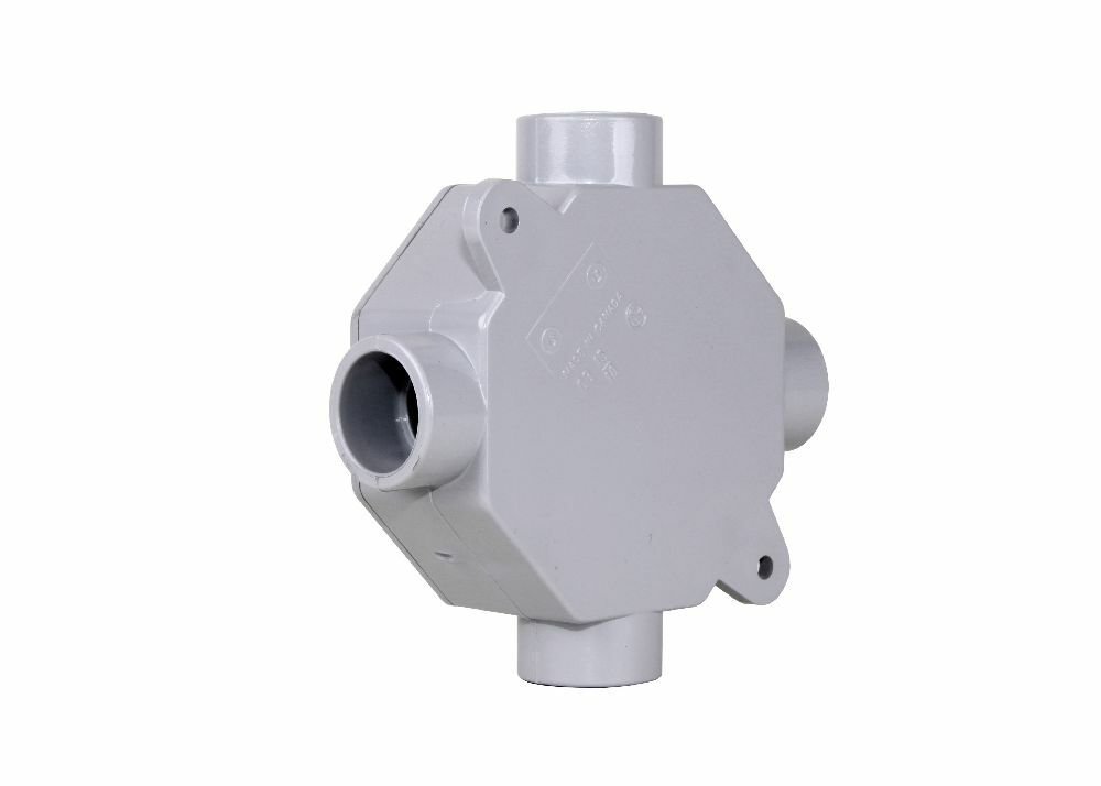 078414 Junction Box, PVC, 4 in L x 1-1/2 in H
