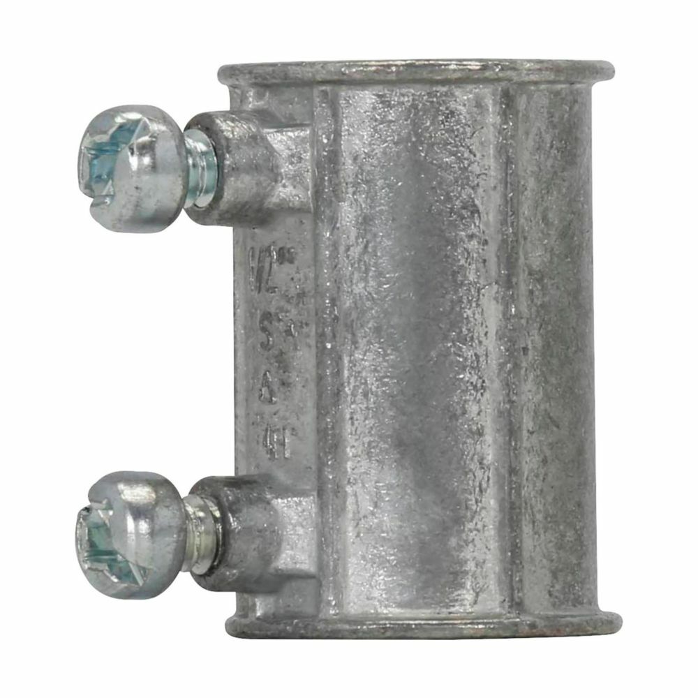 468DC Setscrew Photoelectric Controller Conduit Coupling, 3-1/2 in, For Use With EMT Conduit, Die Cast Zinc
