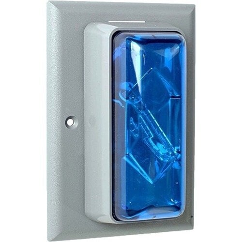 89STRB-AQ Strobe Beacon, 24 V AC/DC, Xenon Lamp, Blue, Flush Mounting, Specifications Met: UL 1638
