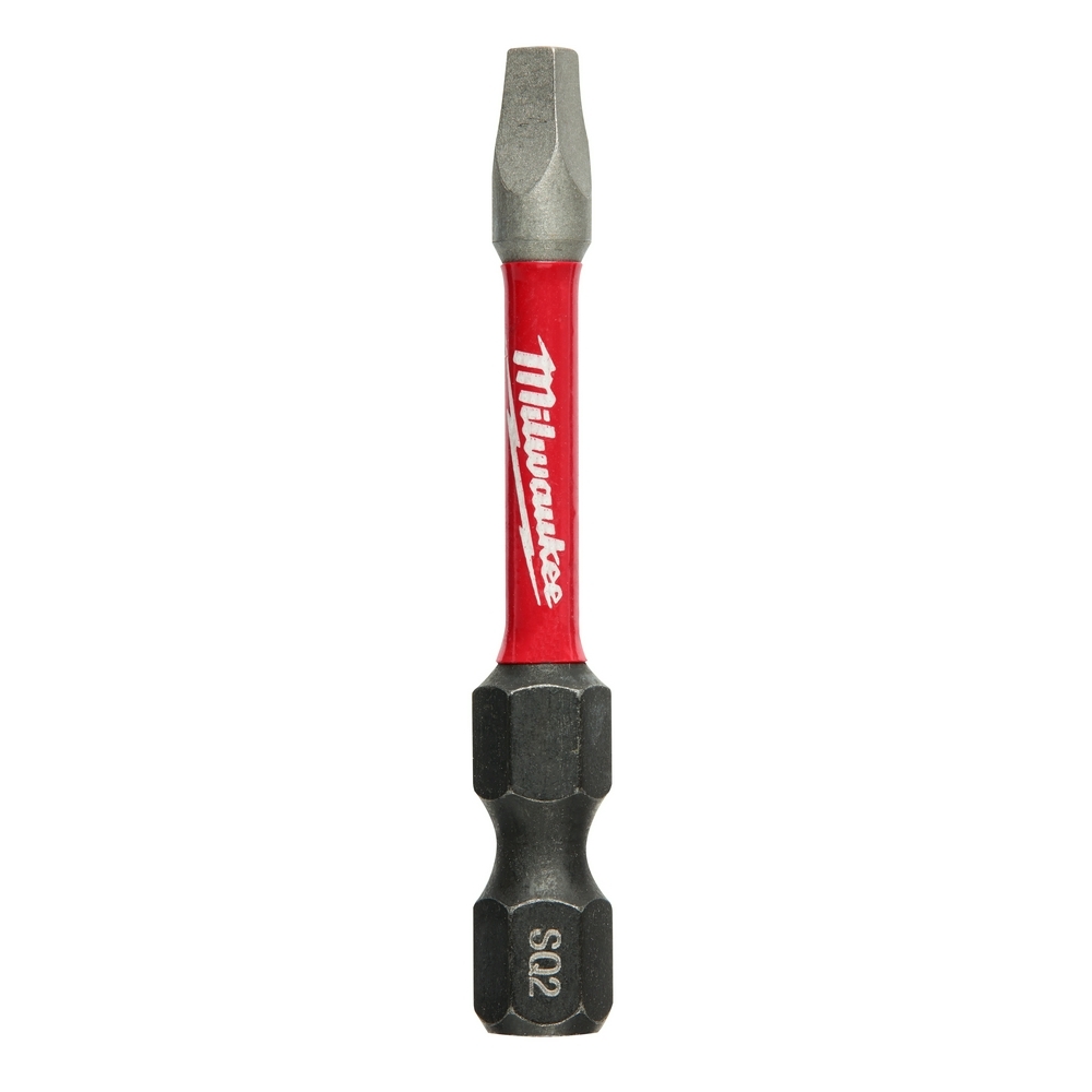 48-32-4472 Shockwave Impact Duty Impact Power Bit, #2 Square Point, 2 in OAL, 1/4 in, Alloy Steel