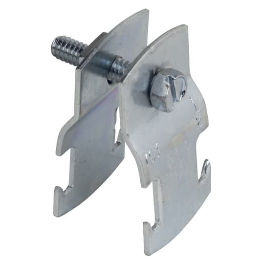 C-200-1-1/4 Kindorf Universal Pipe and Conduit Clamp With Bolt and Nut, 1-1/4 in Conduit, 800 lb Load, 1.508 to 1.66 in OD, Steel