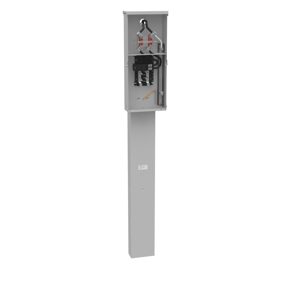 4 TERM RNGTP PLAIN TOP 1-200 AMP MN BRKR 8 BRANCH CKT DBL PED DIR BURY